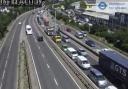 The crash has caused delays on the North Circular