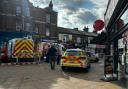 Police have cordoned off a section of Boston Road