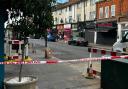 Police erected a crime scene on July 31