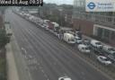 A person has died in a fatal traffic collision in east London this morning