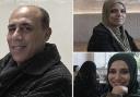 Hussam El-Khawas, 55, Zeina Alayan, 37, and their daughter Sara El-Khawas