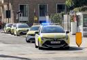 A crime scene remains in place in Wembley following a fatal stabbing at the Brent Civic Centre