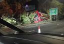 A person has been taken to hospital following a bus crash in west London