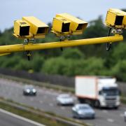 The driver was fined for speeding on the A12.