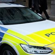 Stock image of police vehicle