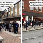 TikTok footage shows “madness” outside new branch