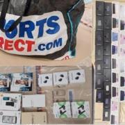 Phones retrieved by police