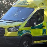A patient was taken to hospital following a crash in Ilford this afternoon