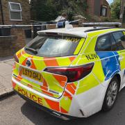 Police scene in Thornton Heath - one of several stabbings across the capital this week