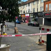 Police erected a crime scene on July 31
