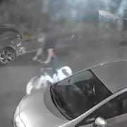 Footage has emerged online of a traffic collision between a bicycle and car in Tower Hamlets overnight