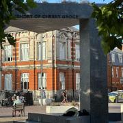 Police were called to Windrush Square in Brixton