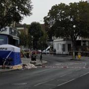 Police near Askew Road