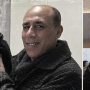 Hussam El-Khawas, 55, Zeina Alayan, 37, and their daughter Sara El-Khawas