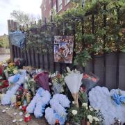 Tributes have been laid along Lloyd Baker Street in Clerkenwell after Reece Salmon was stabbed to death earlier this week