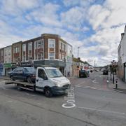 The crash was reported at a junction in Thornton Heath