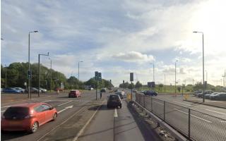 The junction joins the A12 with another main road